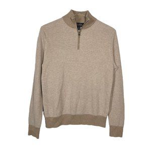 Brooks Brothers 1/4 Zip Pullover Mock Neck Sweater Size Small